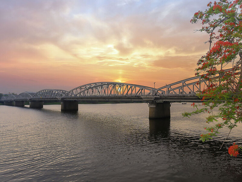Riverside Views from Trang Tien Bridge
