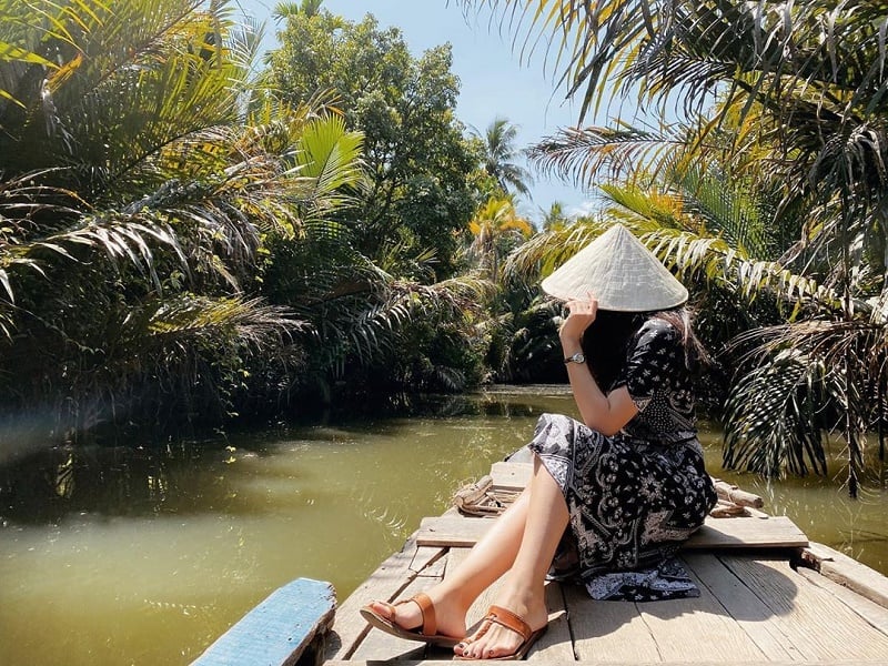 Sampan Ride at Mekong Delta