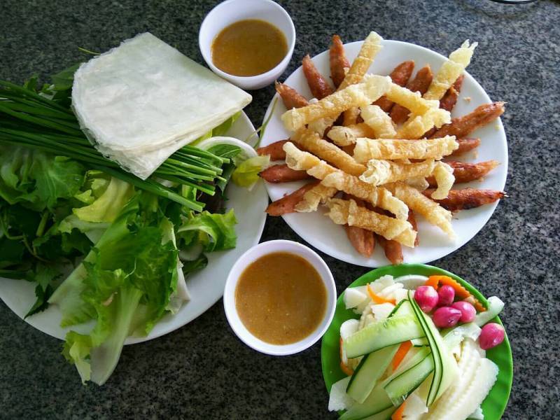 Nem Nuong Cuon - Grilled Pork Spring Rolls
