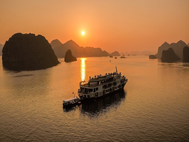 halong bay away from the crowds with mon cheri cruises