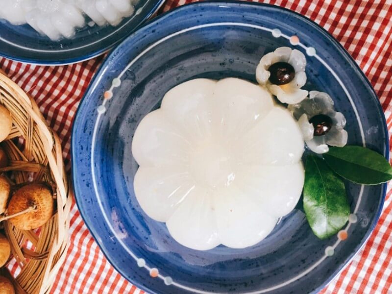 Coconut-infused Puddings