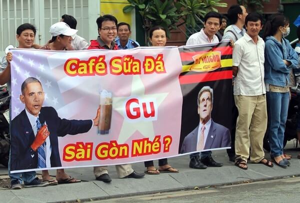 Ca phe sua - Obama