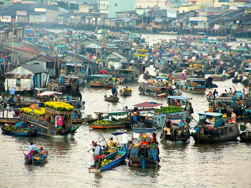 Chau Doc Floating Market